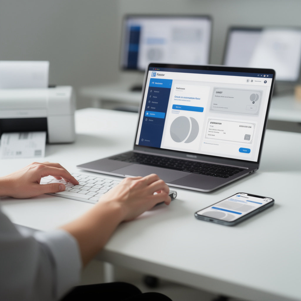 FiChecks modern digital payment workflow for online check printing and delivery